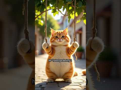How an Orange Tabby Stole Back the Light! #shorts #cat
