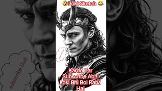 #lokisketch #shorts #trending #popular #letest #loki #drawing  #sketch