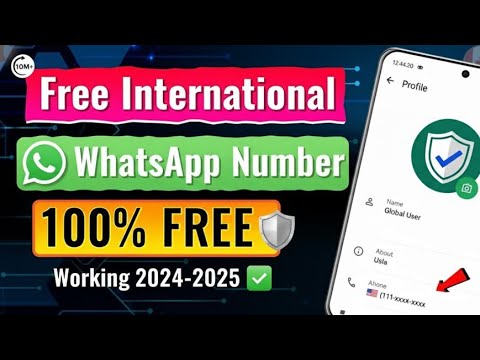 Free Virtual Or International Numbers For WhatsApp | 100% Free International Numbers For WhatsApp