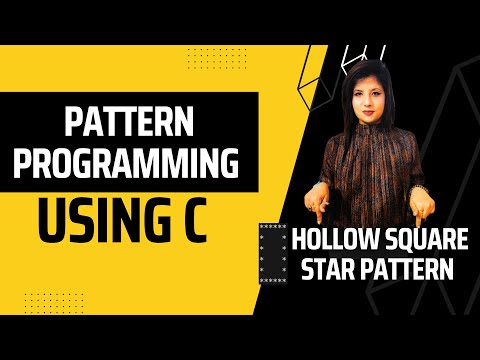 Pattern Programming Using C  | Hollow Square Star Pattern | IGNOU BCA | MCS-011