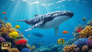 Relaxing Ocean Colors 8K | Best Sea Animals for Peaceful Moments