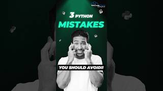 3 Python MISTAKES You Should Avoid! ❌