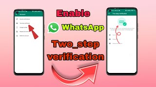 How to enable two_step verification in WhatsApp lll whatsapp two_step verification on kaisa Kara