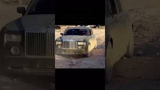 DESTROYING A ROLLS ROYCE #richlifestyle #shockvideo #viralvideo #destroyedcar #billionairetoys