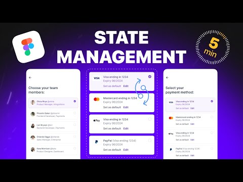 State Management in Figma (New Prototyping Feature) | Figma Tutorial
