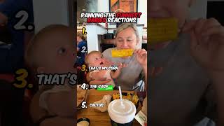 Ranking The Funniest Baby Reactions