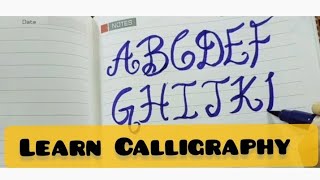 CALLIGRAPHY OF CAPITAL ALPHABETS|Calligraphy writing #youtubevideos #viral #calligraphy #alphabets