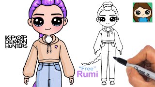 How to Draw Rumi | KPop Demon Hunters "Free"