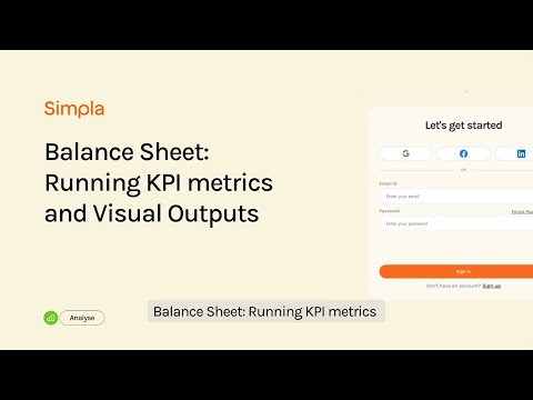 Running KPI metrics and Visual Outputs
