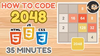 How to make 2048 Game with Javascript HTML CSS
