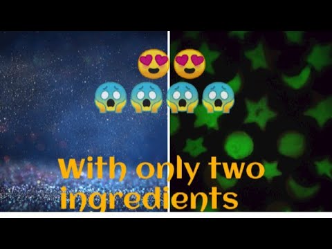 Make glowing star with only two ingredients| At home |For kids