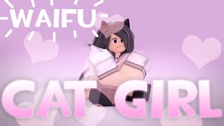 Roblox Script Showcase Episode#1572/Waifu Cat Girl