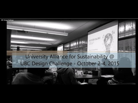 University Alliance for Sustainability @ UBC Design Challenge