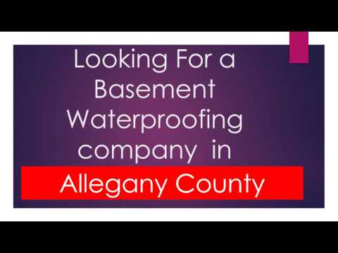 basement waterproofing Allegany County, MD