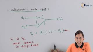 Differential Amplifier and It's Mode - Operational Amplifiers - Application of Electronics Class 12