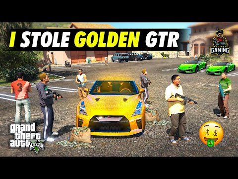 STOLE GOLDEN NISSAN GTR | GTA 5 CRIMINAL CITY PART 1