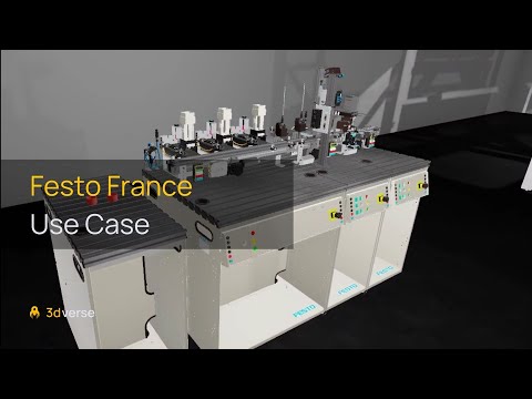 Festo France & 3dverse – Industrial Metaverse Teaser | Virtual Classroom & Digital Twin