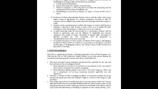 SEBI INDIA Clause 49 LISTING AGREEMENT- VCSSGOC