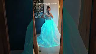 Game of Thrones White Queen #lightupdress #ledclothing #fiberoptic #diy