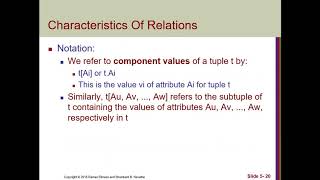 The Relational Data Model and Relational Database Constraints