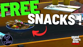 TOP ways to get FREE SNACKS in GTA Online!