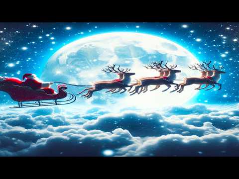 Santa's Sleigh Flying Sounds Christmas Ambience Sound Effects | 8 Hours