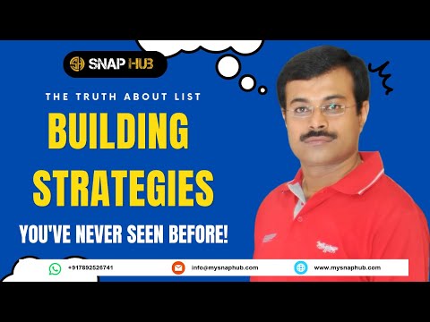 The Truth About List Building Strategies You've Never Seen Before!