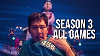 All games from Squid Game season 3.