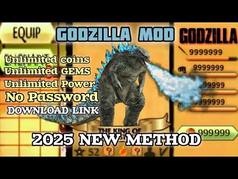 SHADOW FIGHT 2 GODZILLA + UNLIMITED COINS + UNLIMITED GEMS MOD APK