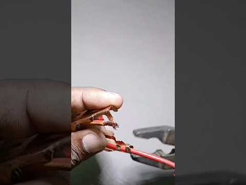 best way to fix wire in clips 😱💯 how to connect crocodile clip to the wire #ytbest #howtorepaire
