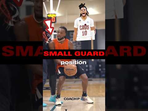 Secret hack to create more space for SMALL GUARDS 👀 #dariusgarland #basketballtips