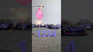 Trying to save the water balloon!