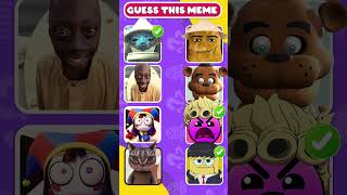 Can You Guess The Meme  | Gedagedigedagedago (Cotton Eye Joe) the amazing digital circus