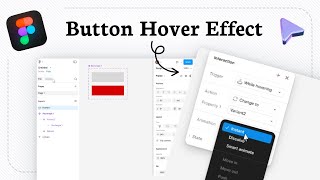 How to add a button hover effect in Figma