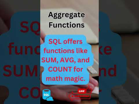 Aggregate Your Data with SQL: 60-Second Insights! #shorts