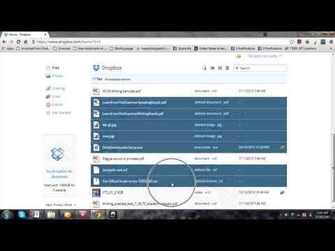 How to Recover Deleted or moved files on Dropbox com Account  EASY !!
