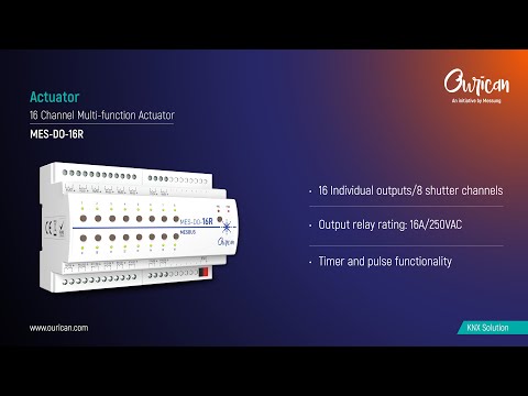 A multi-function actuator | MES-DO-16R | #homeautomation #smarthome #multifunctionalactuator