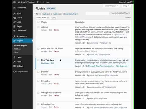 Installing and Configuring the Bing Translator WordPress Plugin