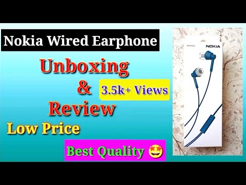 Nokia Wired Earphone Unboxing and Review 2022 | Unboxing of Nokia Wired Earphone | Technical Boy