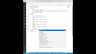HTML   input types