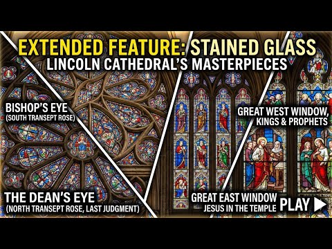 Stained Glass in Gleaming Beauty. Historic Lincoln Extended Feature ✝️ 🪟 🎵