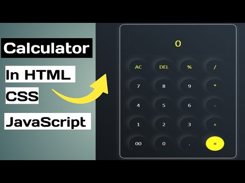 Create Calculator in HTML | CSS AND JAVASCRIPT.#viralvideo