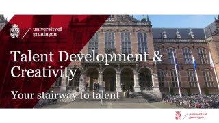 Talent Development and Creativity - master track Psychology University of Groningen