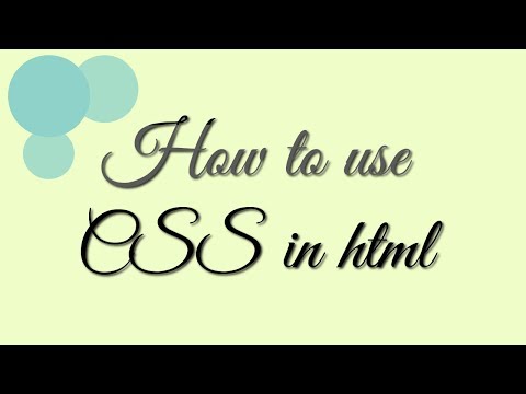 HTML and CSS Tutorial for Beginners || lect #5 How to use CSS in HTML (Pardna Pardhana)