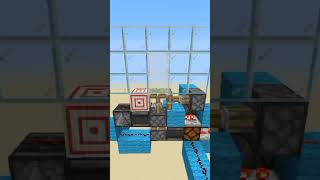 Compact Piston Door 2x1 in Minecraft Bedrock 1.21 #mcbe #redstone #minecraft #viral