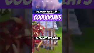 Use my code for good luck! #epicpartner #fortnite #gaming #fortnitechapter2