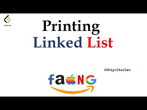 Printing Elements of LinkedList | Java | Leetcode