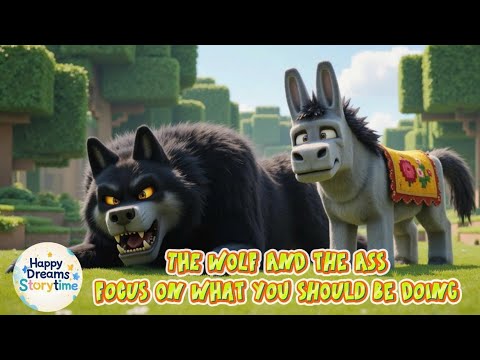 The Wolf and the Ass 🐺🐴 | Aesop’s Fable About Clever Thinking | Happy Dreams Storytime