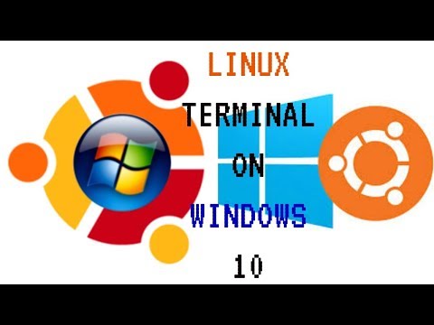 use linux terminal within windows 10
