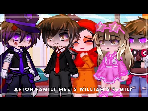Afton family meets William's family  | Afton Family | Gacha Club